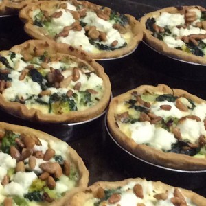 spinach and ricotta tartlet